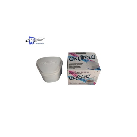 Contenedor para dentaduras confident