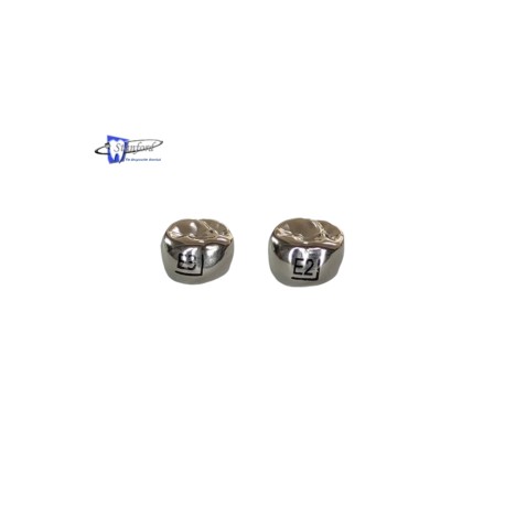 Coronas Acero Cromo Superior 3M E Derecho