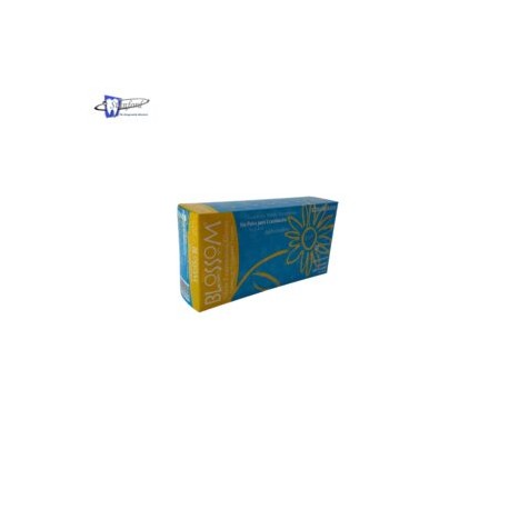 Guantes de nitrilo chico blossom azul caja con 100 guantes
