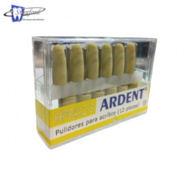 Pulidores para acrílico 12 pzs., amarillos, ARDENT