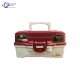 Caja para instrumental, color guinda