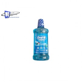 Enjuague bucal con fluor 4 en 1 Oral B 500ml