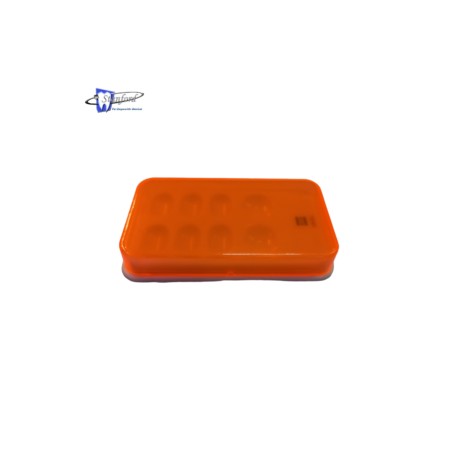 Estuche de resina con 8