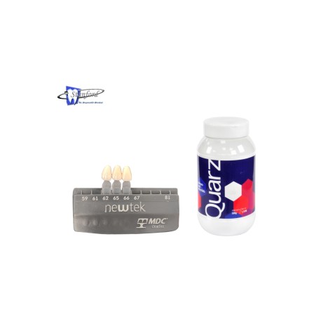 Acrílico Quarz rápido 500g color encía