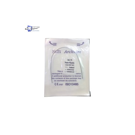 Arco rectangular Dentalex NI-TI  NATURAL