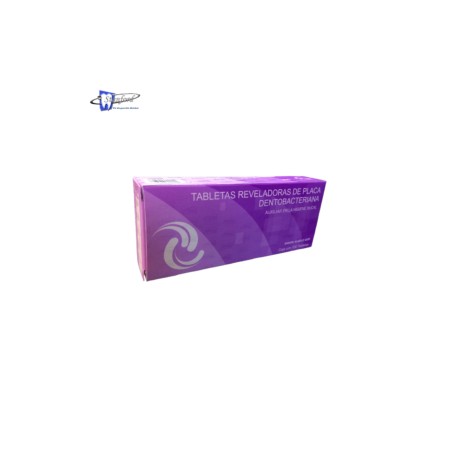 Tabletas reveladoras de placa dentobacteriana,100 tabletas