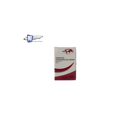 Cemento Ionómero de Vidrio Tipo I Medental Polvo 15g