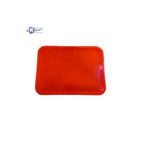 Charola, color rojo grande