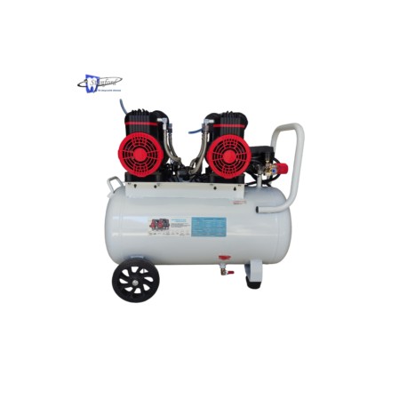 Compresor CarrollAir Oil Free 40 lts (2 cabezas de 1 hp)
